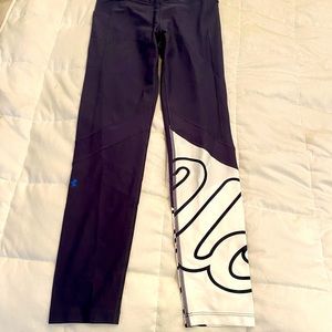 UCLA under armor heat gear small fitted 3/4 Gray women’s leggings.